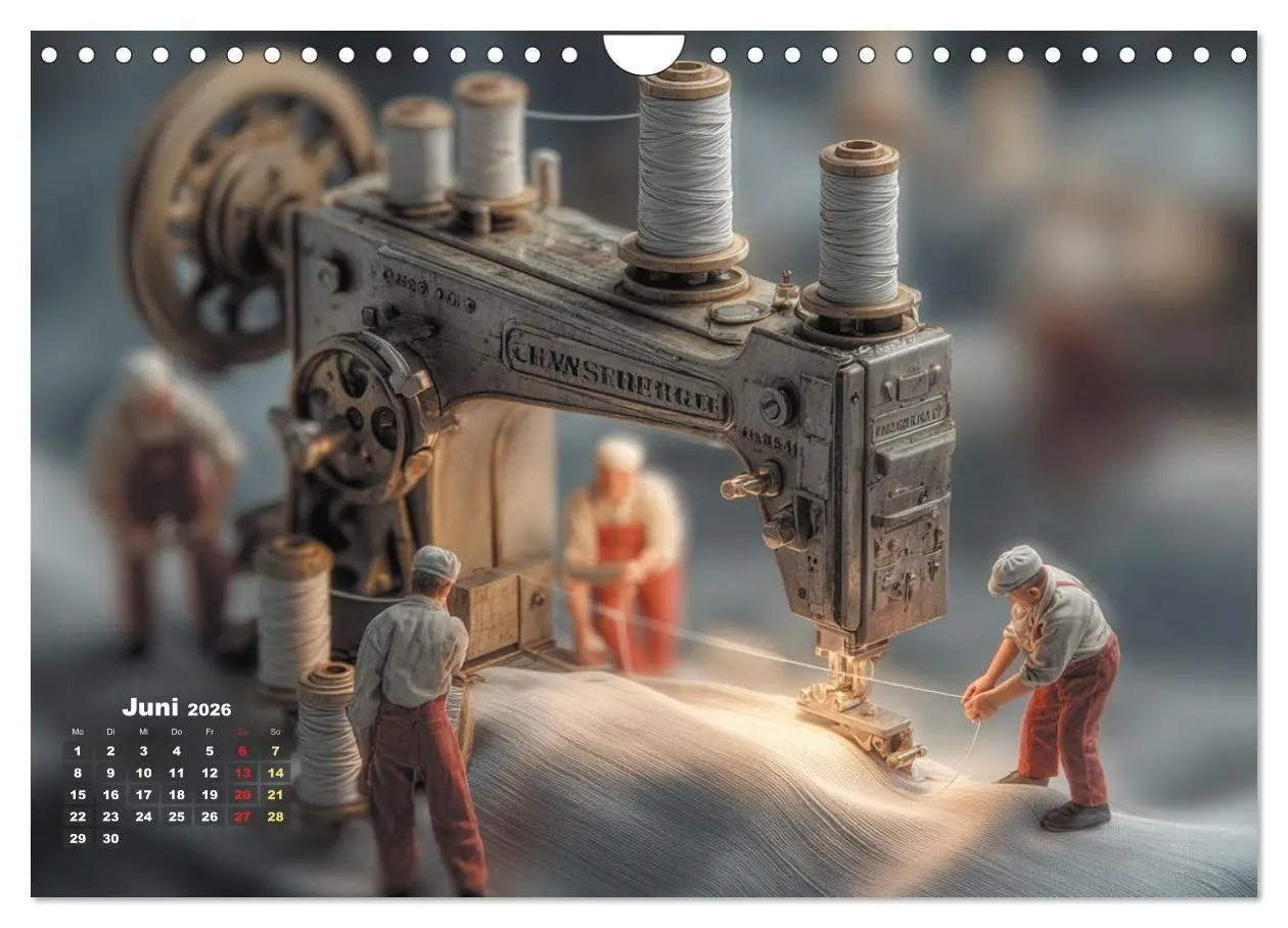 Bild: 9783516743227 | Miniatur - Atelier (Wandkalender 2026 DIN A4 quer), CALVENDO...