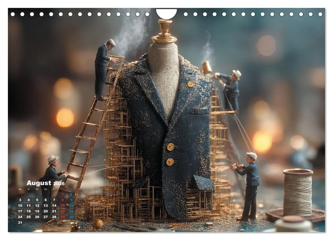 Bild: 9783516743227 | Miniatur - Atelier (Wandkalender 2026 DIN A4 quer), CALVENDO...