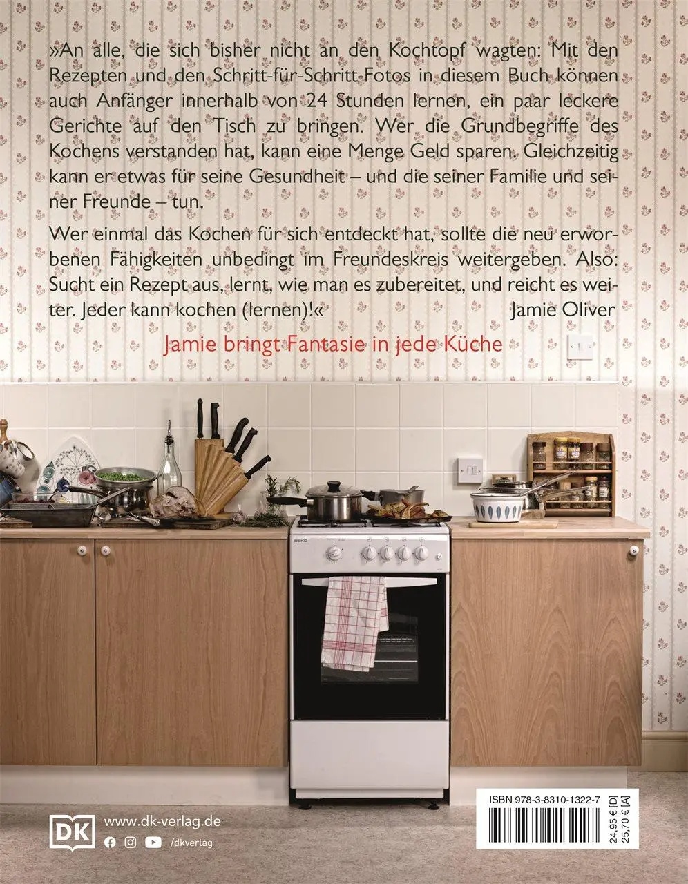 Rückseite: 9783831013227 | Jamies Kochschule | Jeder kann kochen | Jamie Oliver | Buch | 360 S.