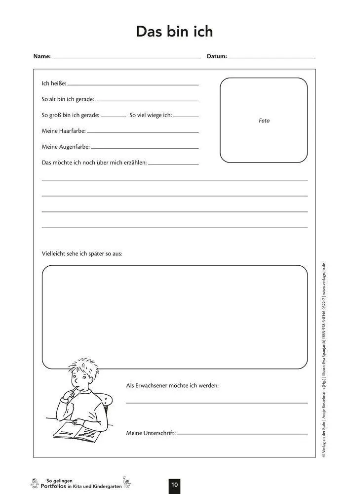 Bild: 9783834603227 | So gelingen Portfolios in Kita und Kindergarten | Antje Bostelmann