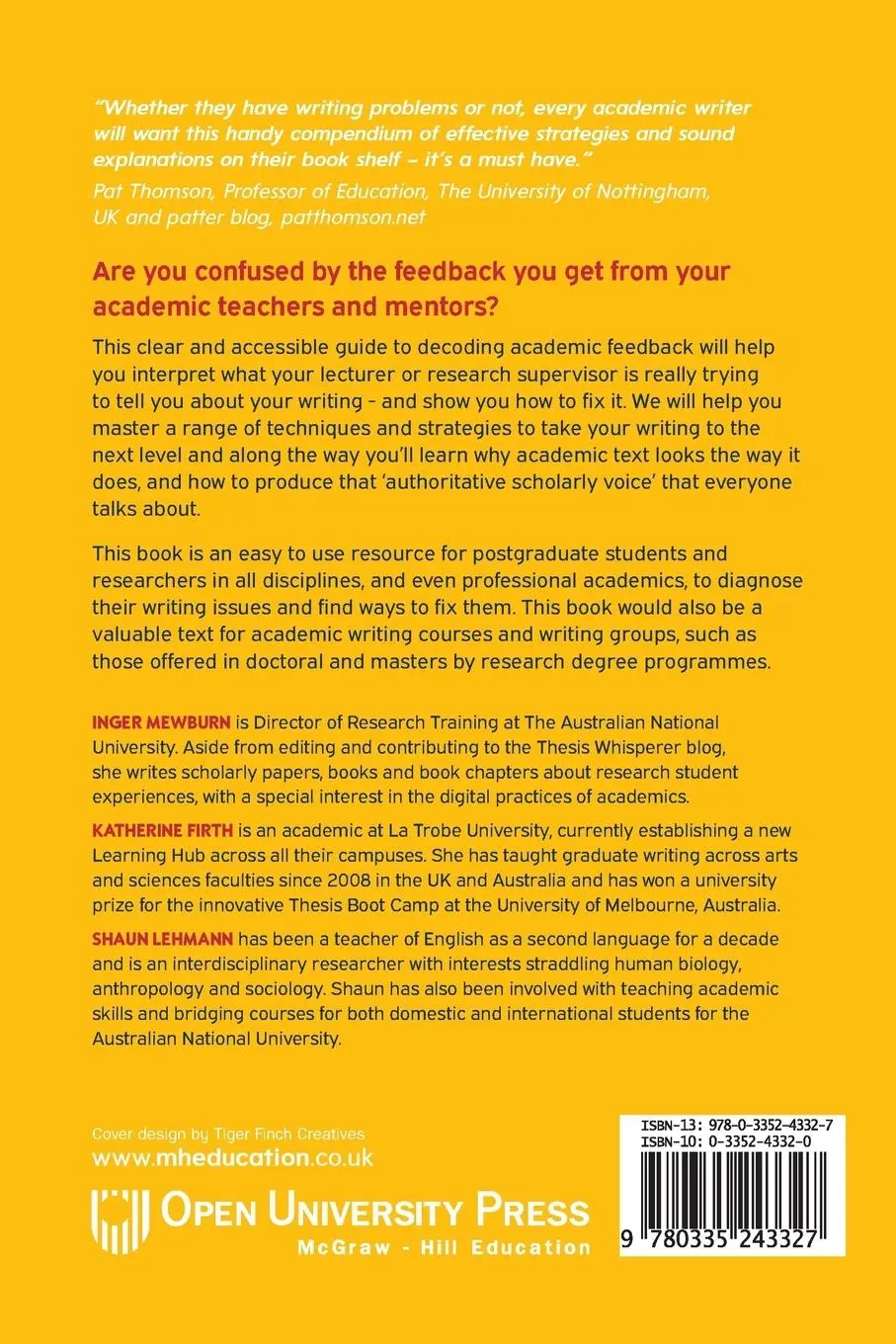 Rückseite: 9780335243327 | How to Fix Your Academic Writing Trouble | Kitwood | Taschenbuch