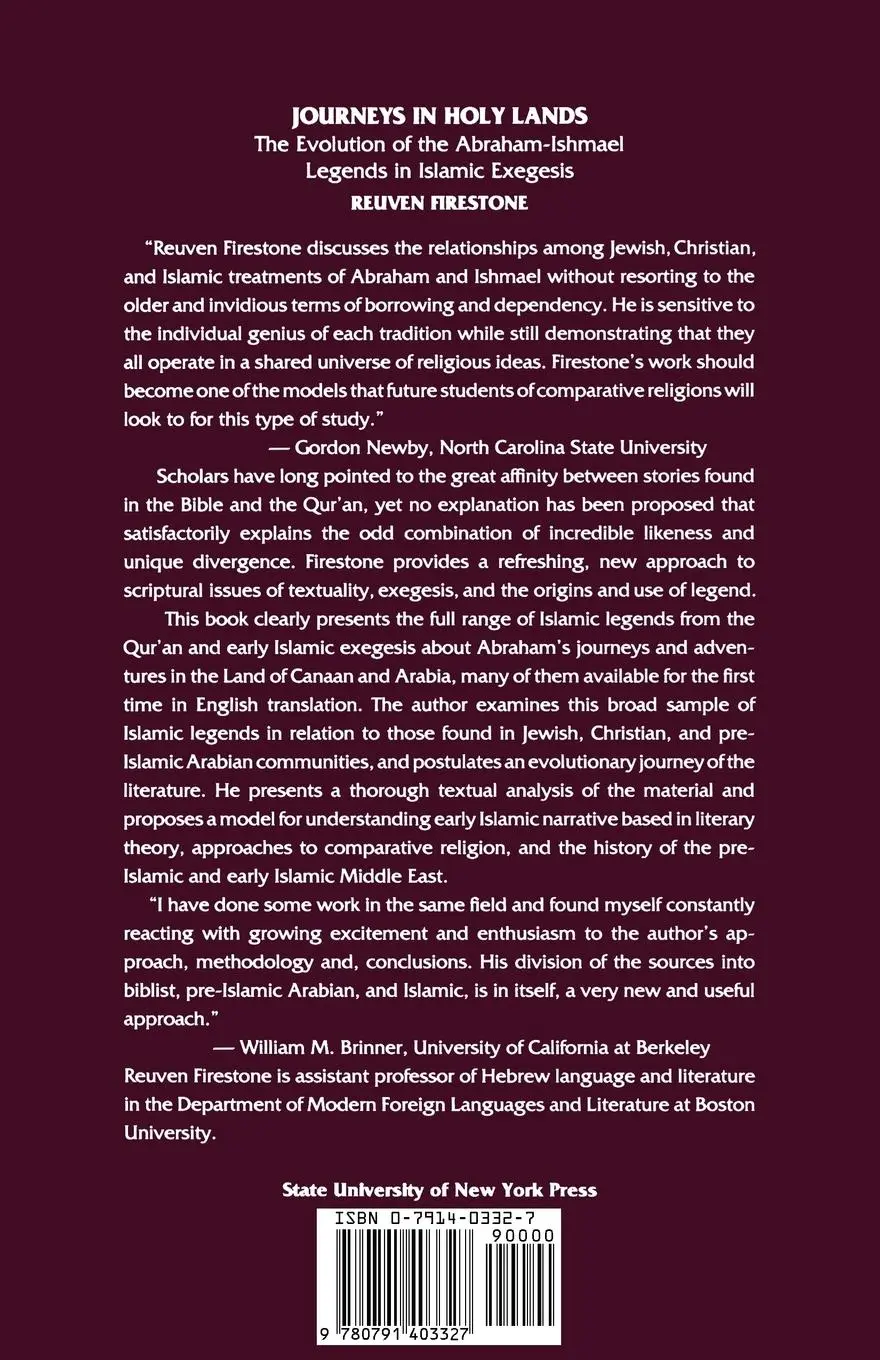 Rückseite: 9780791403327 | Journeys in Holy Lands | Reuven Firestone | Taschenbuch | Englisch