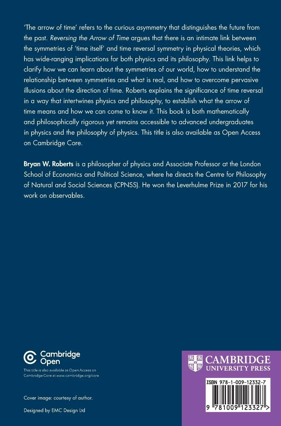 Rückseite: 9781009123327 | Reversing the Arrow of Time | Bryan W. Roberts | Buch | Englisch