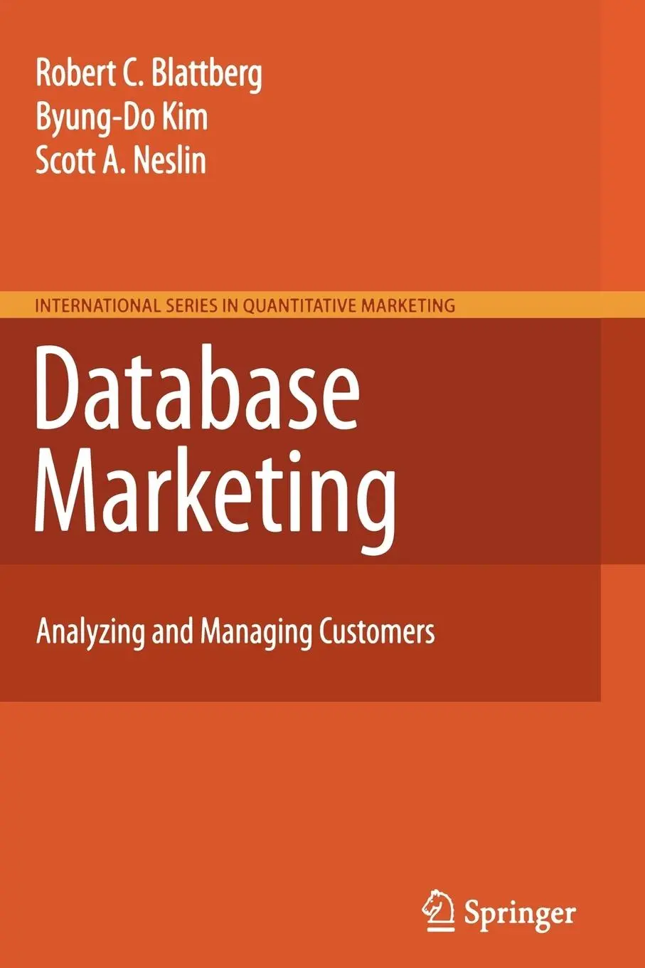 Cover: 9781441903327 | Database Marketing | Analyzing and Managing Customers | Taschenbuch