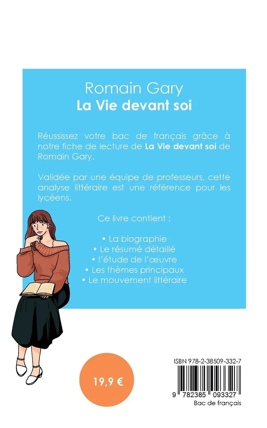 Rückseite: 9782385093327 | Réussir son Bac de français 2024 : Analyse de La Vie devant soi de...