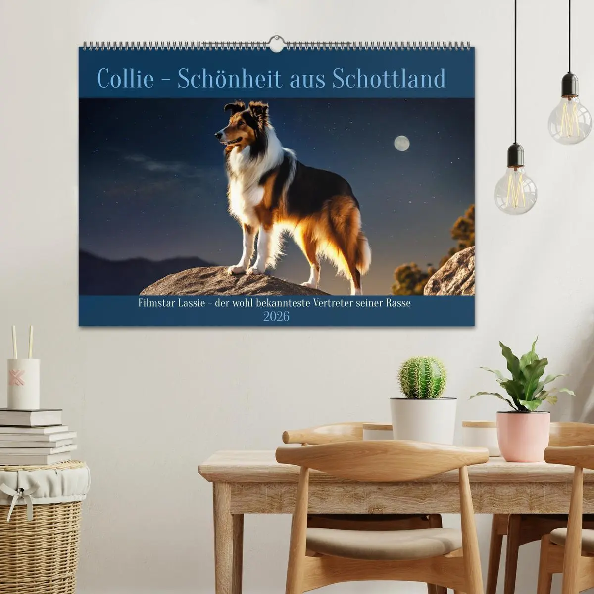 Bild: 9783457403327 | Traumhund Collie (Wandkalender 2026 DIN A2 quer), CALVENDO...