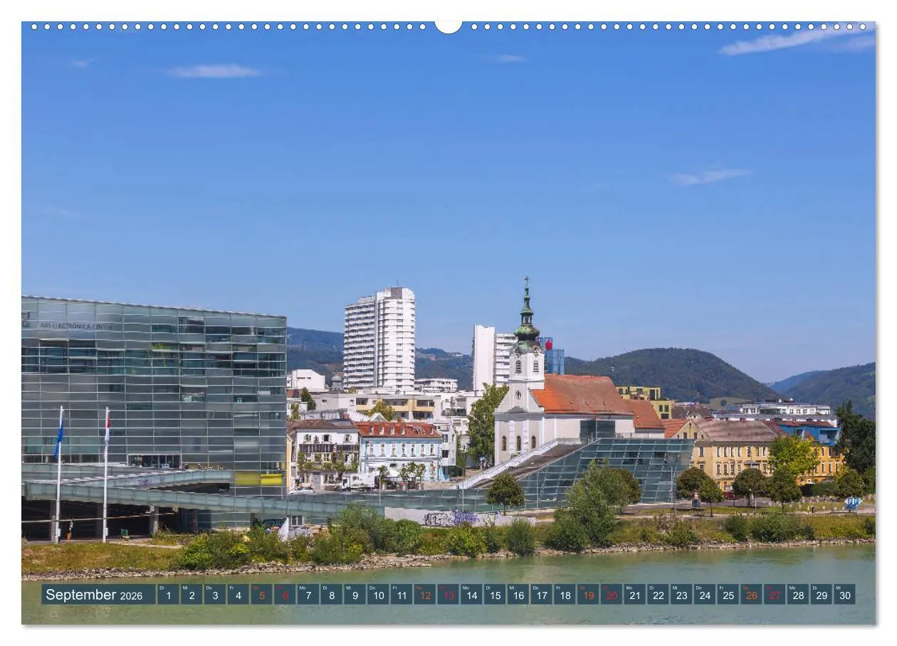 Bild: 9783457713327 | Facettenreiches Linz (hochwertiger Premium Wandkalender 2026 DIN A2...