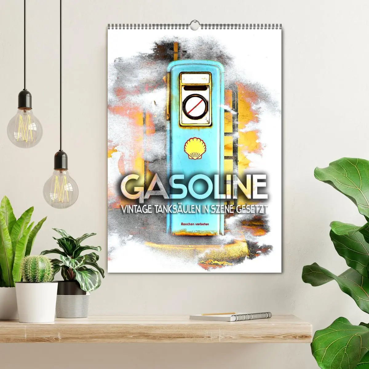 Bild: 9783516353327 | Gasoline - Vintage Tanksäulen in Szene gesetzt (Wandkalender 2026...