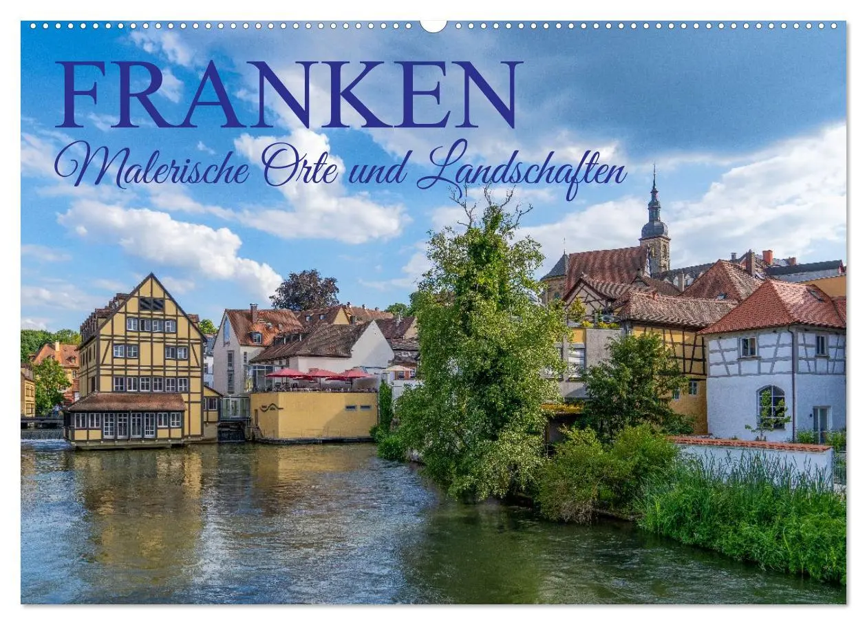 Cover: 9783516593327 | Franken - Malerische Orte und Landschaften (Wandkalender 2026 DIN...