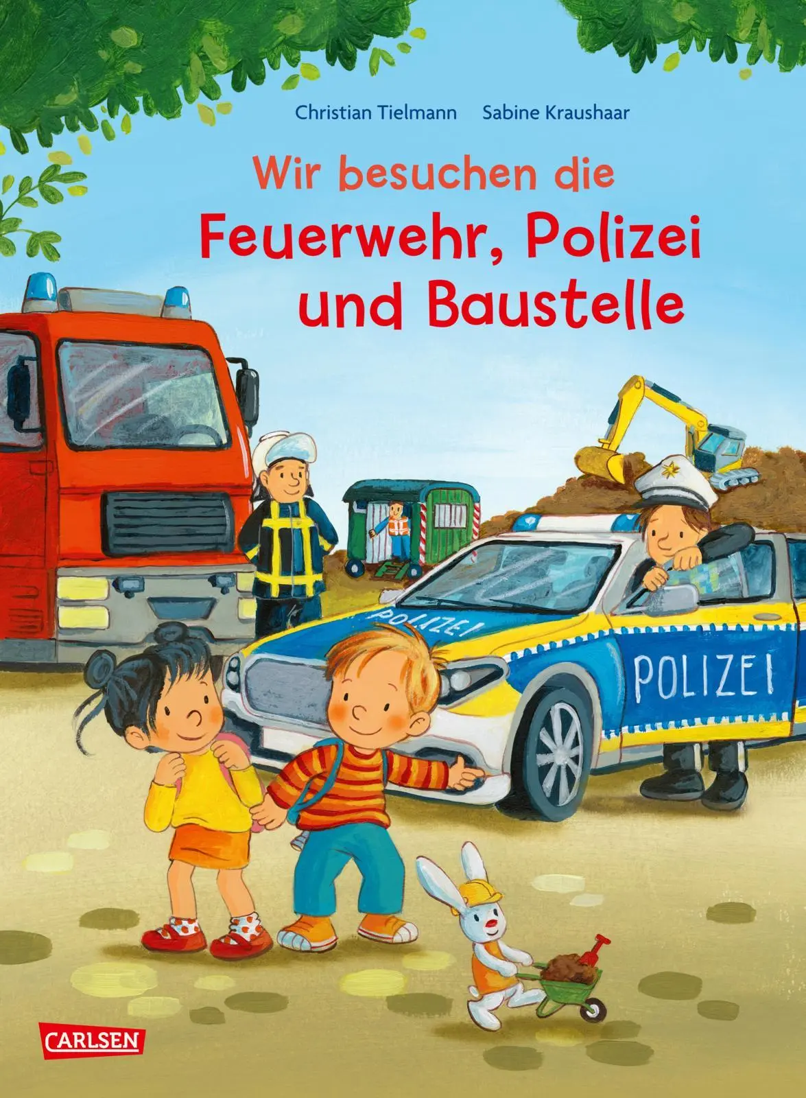 Cover: 9783551523327 | Max-Bilderbücher: Wir besuchen die Feuerwehr, Polizei und Baustelle