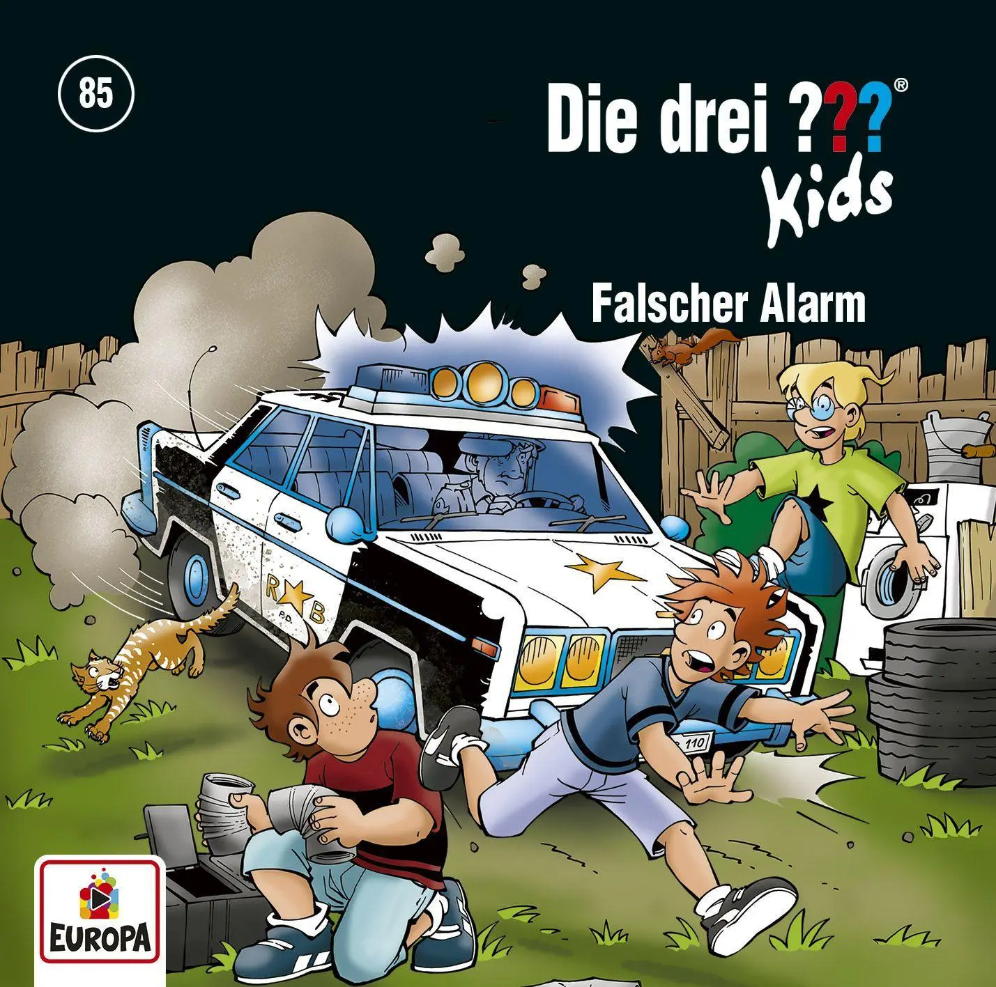 Cover: 194398193427 | Die drei ??? Kids 85. Falscher Alarm | Boris Pfeiffer | Audio-CD