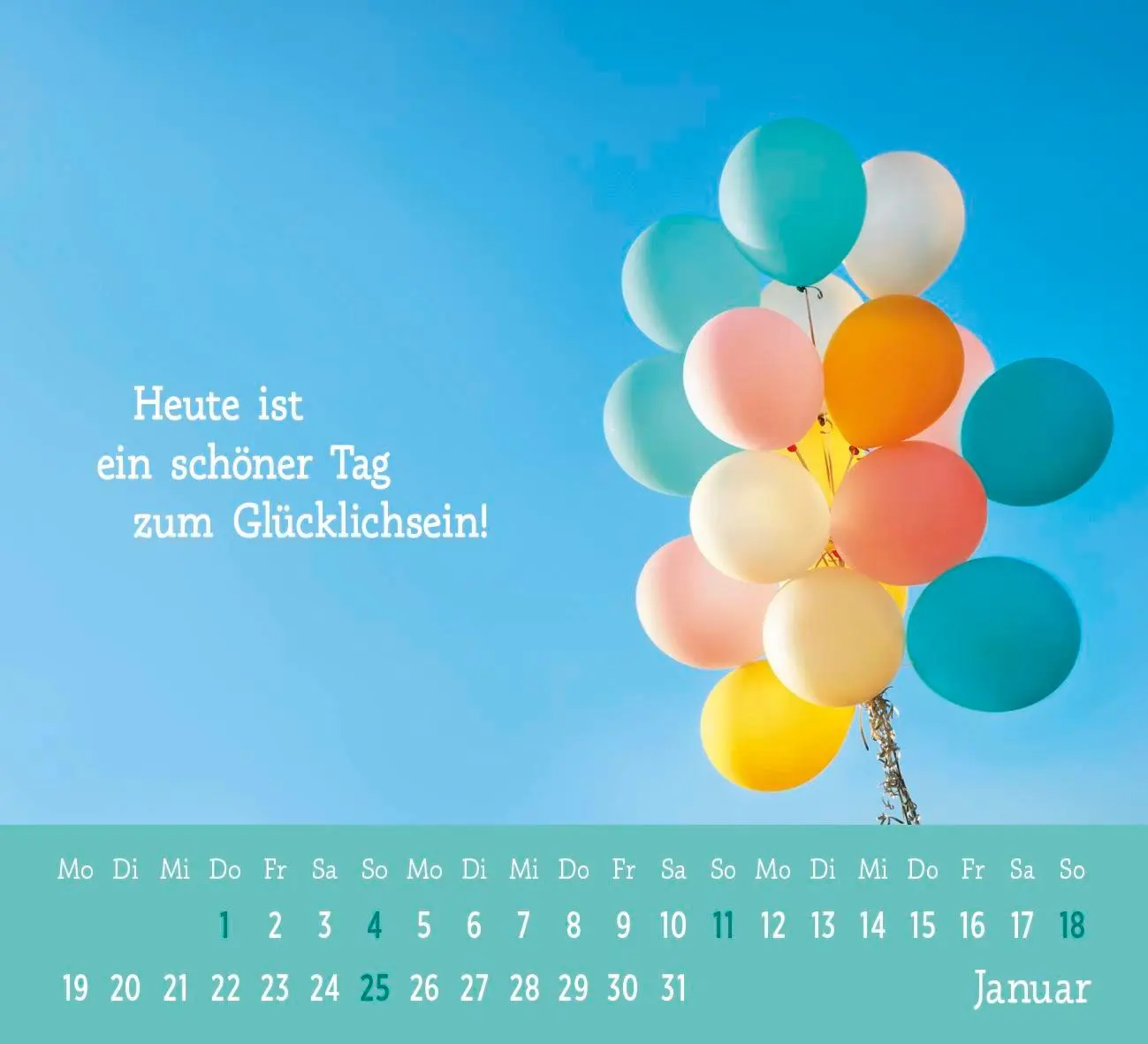 Bild: 4036442013427 | Mini-Kalender 2026: Der kleine Gute-Laune-Kalender | Groh Verlag