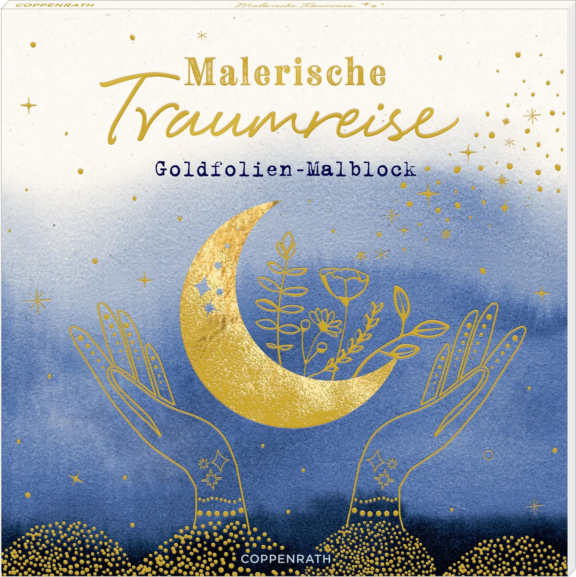 Cover: 4050003953427 | Ausmalblock | Malerische Traumreise. Goldfolien-Ausmalblock | Kölsch