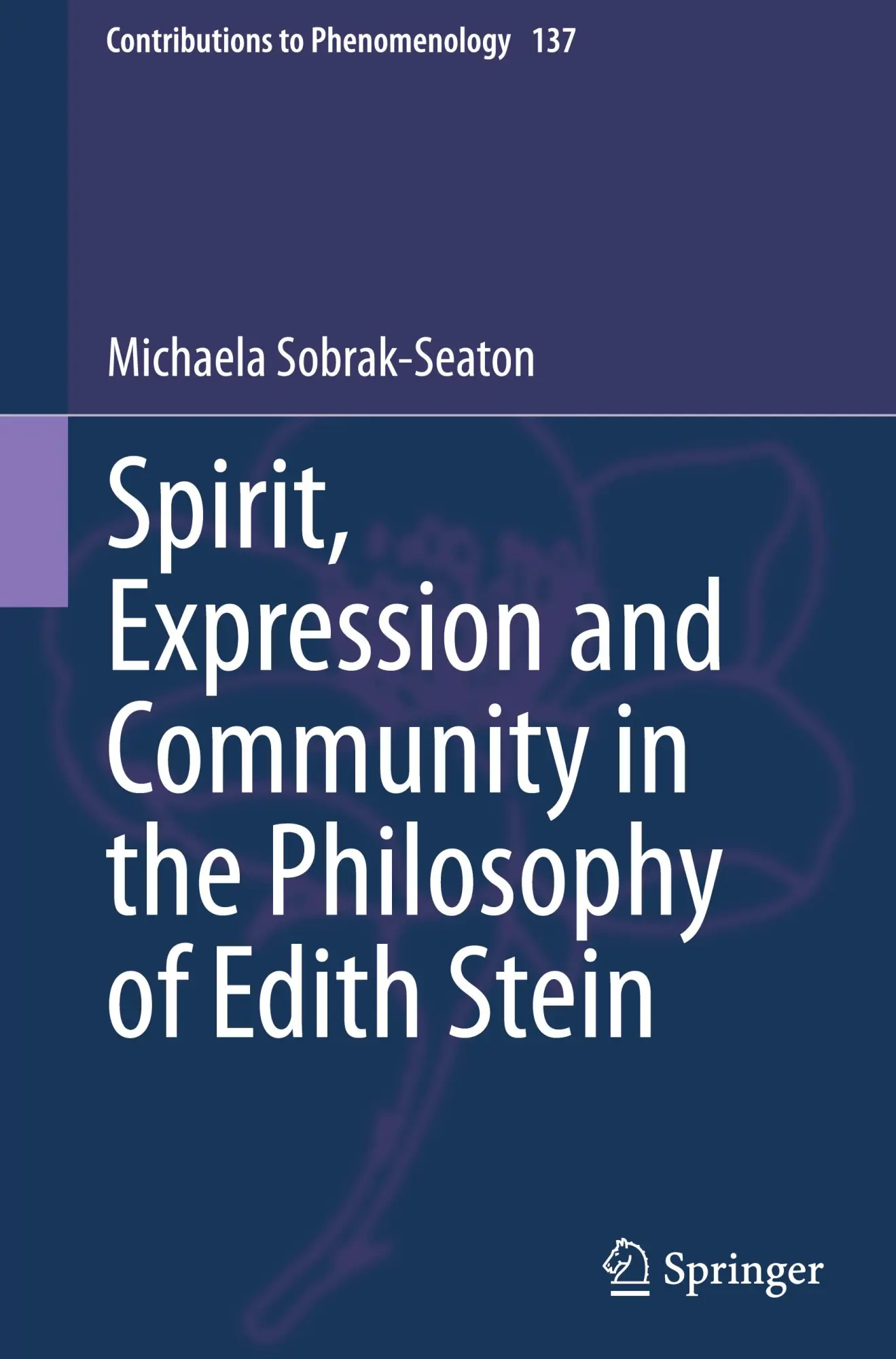 Cover: 9783031833427 | Spirit, Expression and Community in the Philosophy of Edith Stein | xi