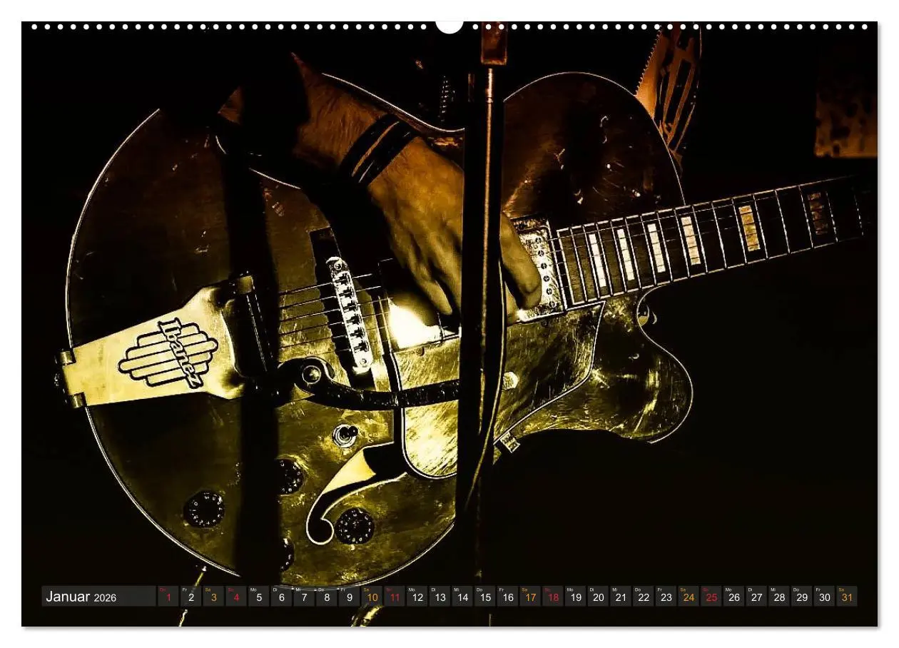 Bild: 9783516033427 | E-Gitarren - einfach cool (Wandkalender 2026 DIN A2 quer), CALVENDO...