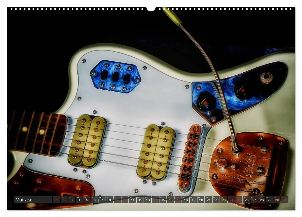 Bild: 9783516033427 | E-Gitarren - einfach cool (Wandkalender 2026 DIN A2 quer), CALVENDO...