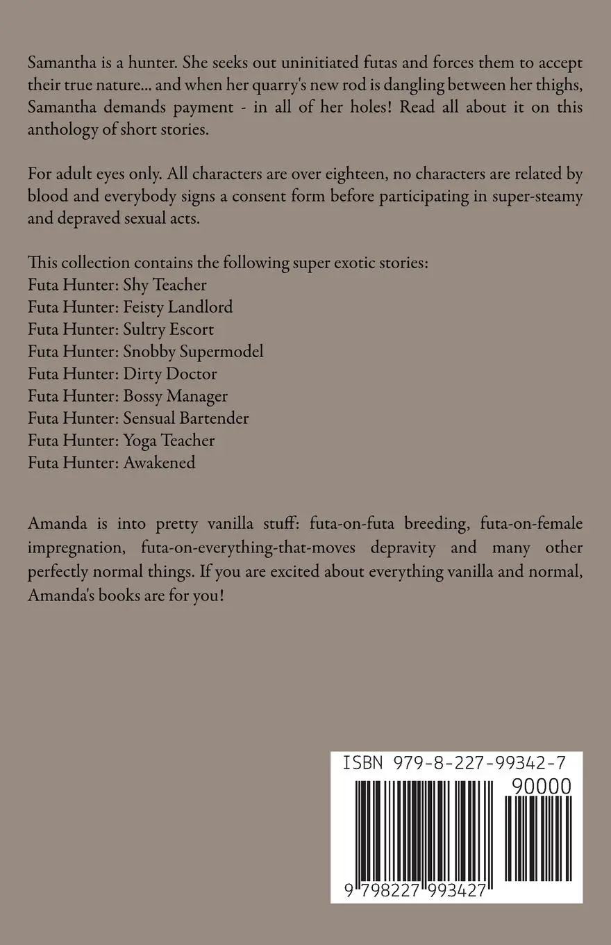 Rückseite: 9798227993427 | Futa Hunter Mega Anthology | Amanda Strom | Taschenbuch | Englisch
