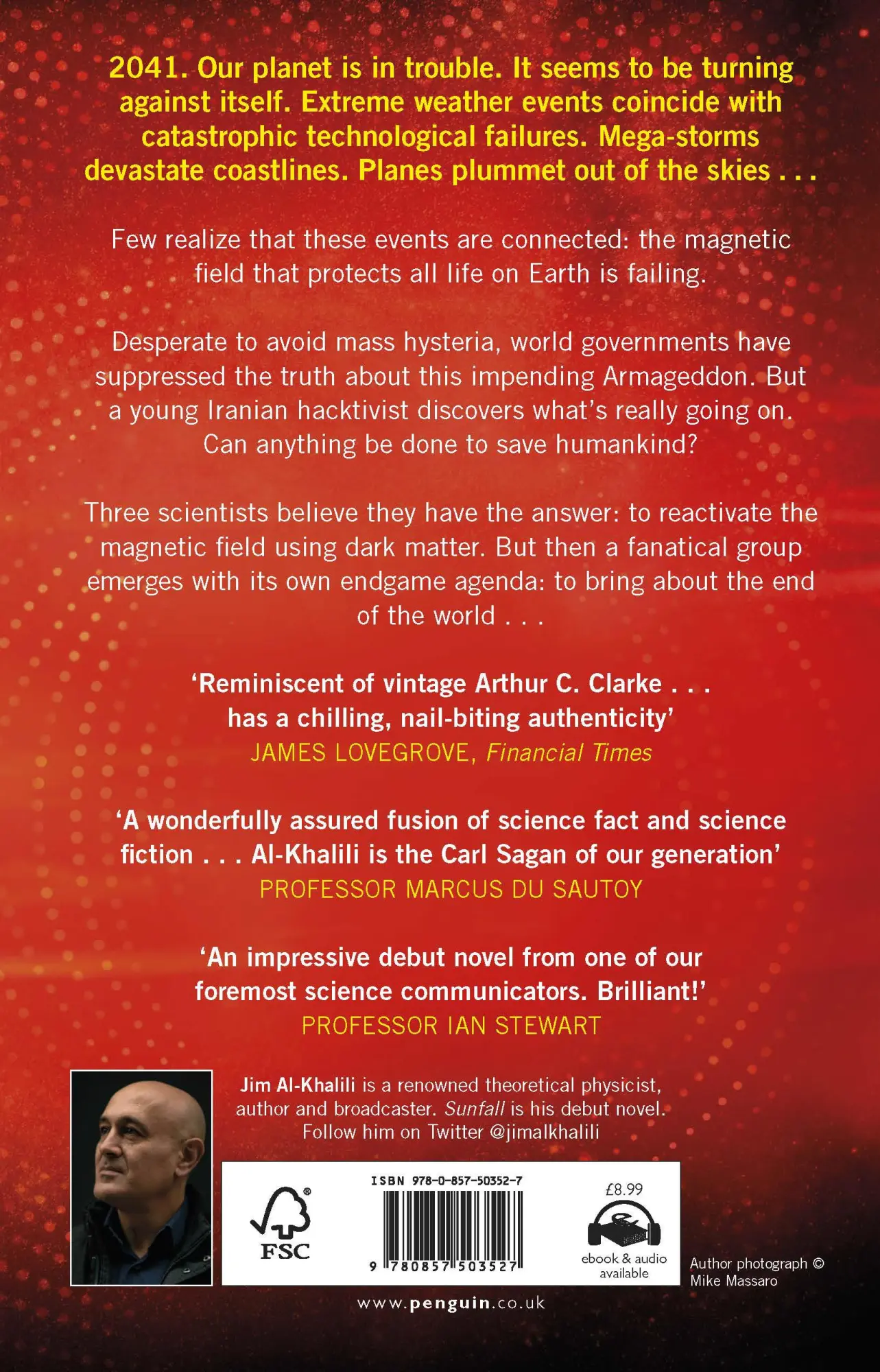 Rückseite: 9780857503527 | Sunfall | Jim Al-Khalili | Taschenbuch | 448 S. | Englisch | 2020
