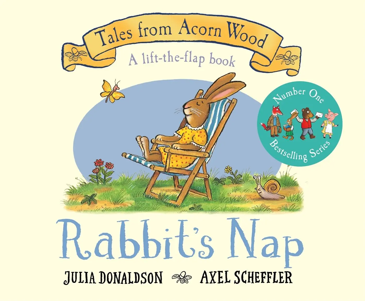 Cover: 9781529023527 | Rabbit's Nap | The perfect lift-the-flap book for Easter | Donaldson