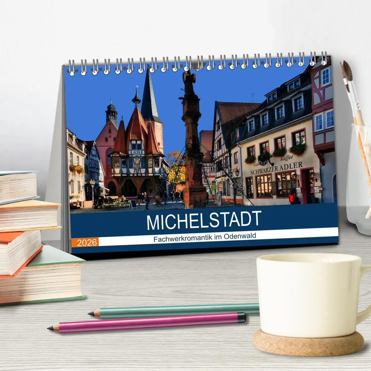 Bild: 9783457863527 | Michelstadt - Fachwerkromantik im Odenwald (Tischkalender 2026 DIN...