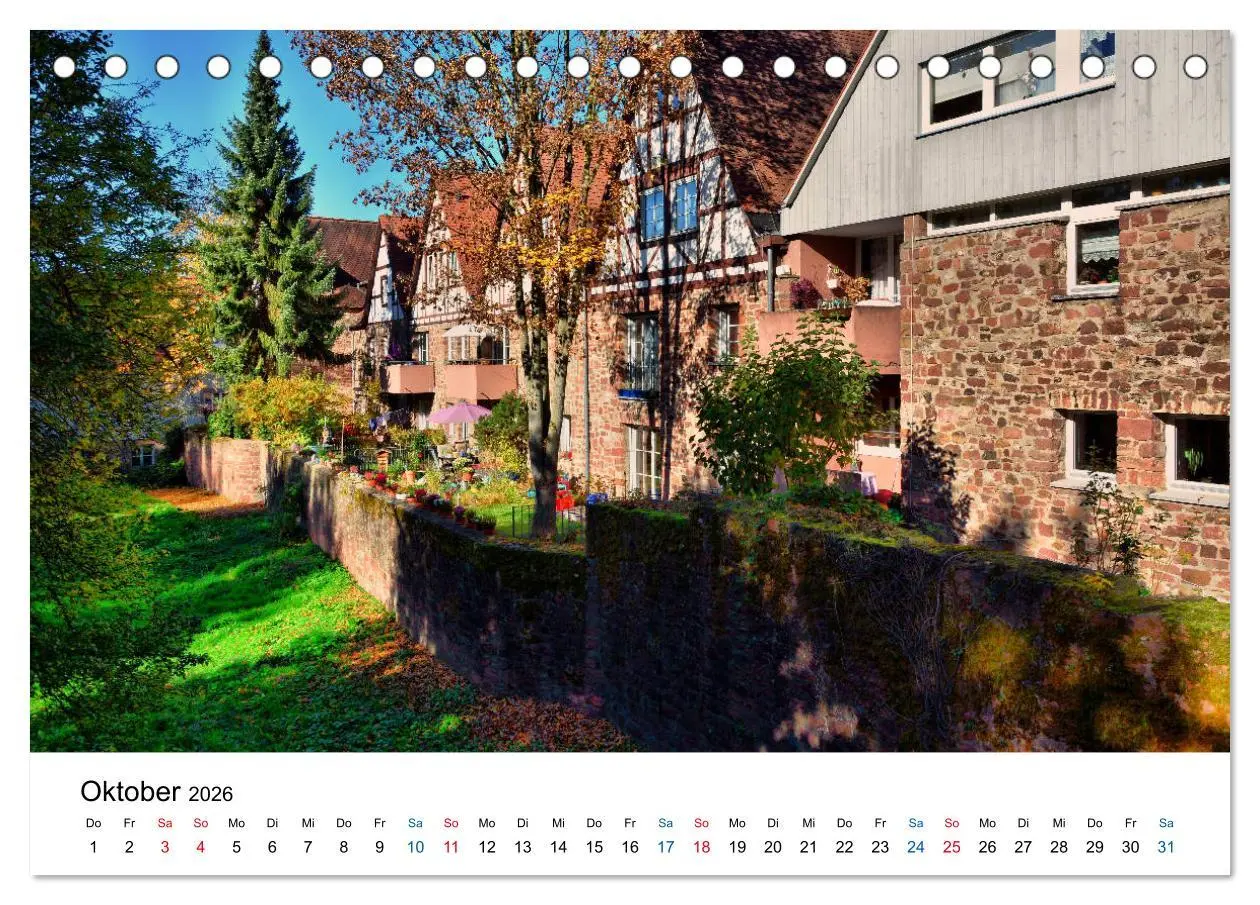 Bild: 9783457863527 | Michelstadt - Fachwerkromantik im Odenwald (Tischkalender 2026 DIN...