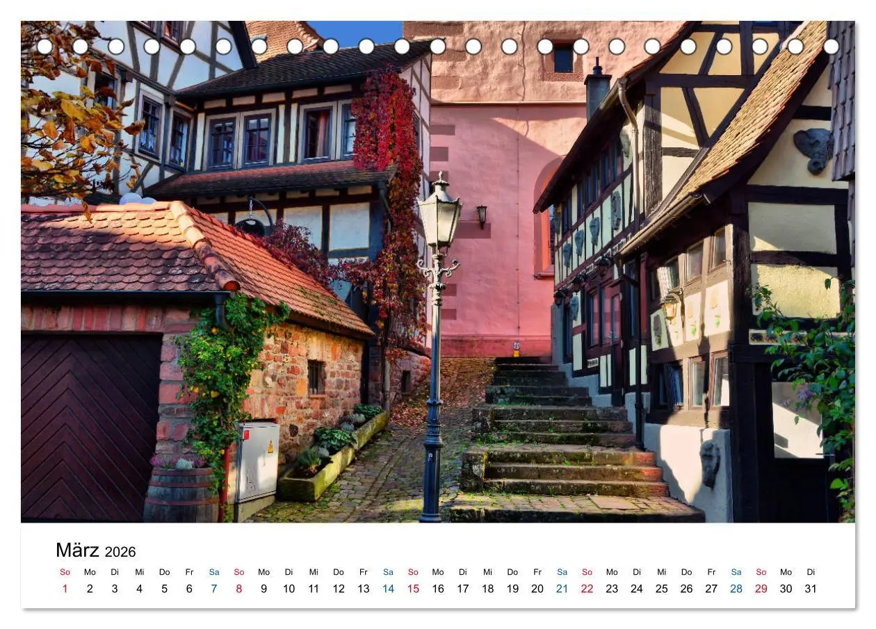 Bild: 9783457863527 | Michelstadt - Fachwerkromantik im Odenwald (Tischkalender 2026 DIN...