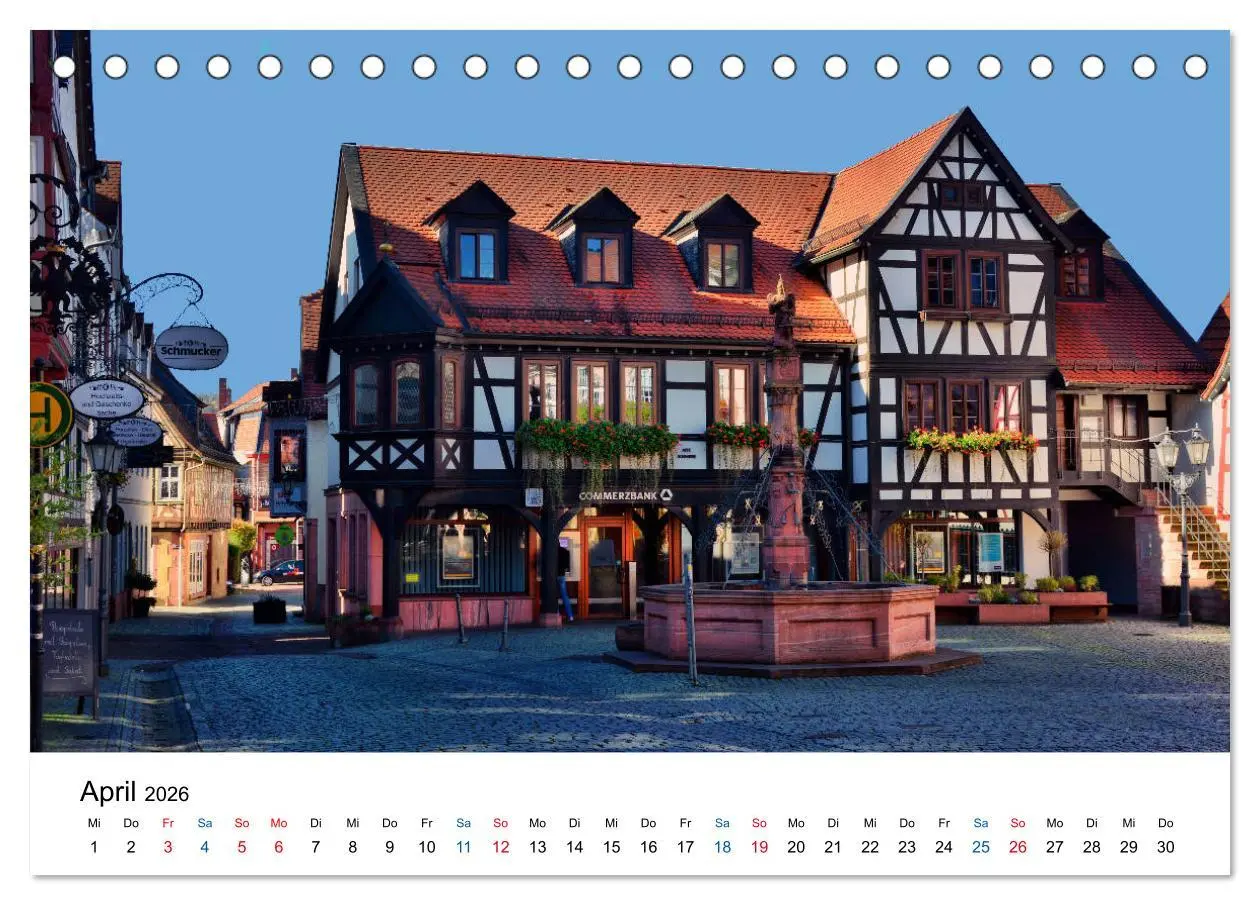 Bild: 9783457863527 | Michelstadt - Fachwerkromantik im Odenwald (Tischkalender 2026 DIN...