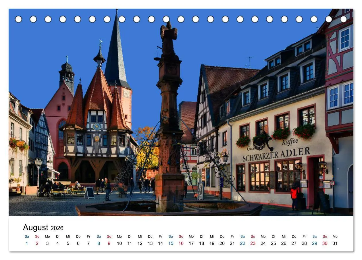 Bild: 9783457863527 | Michelstadt - Fachwerkromantik im Odenwald (Tischkalender 2026 DIN...
