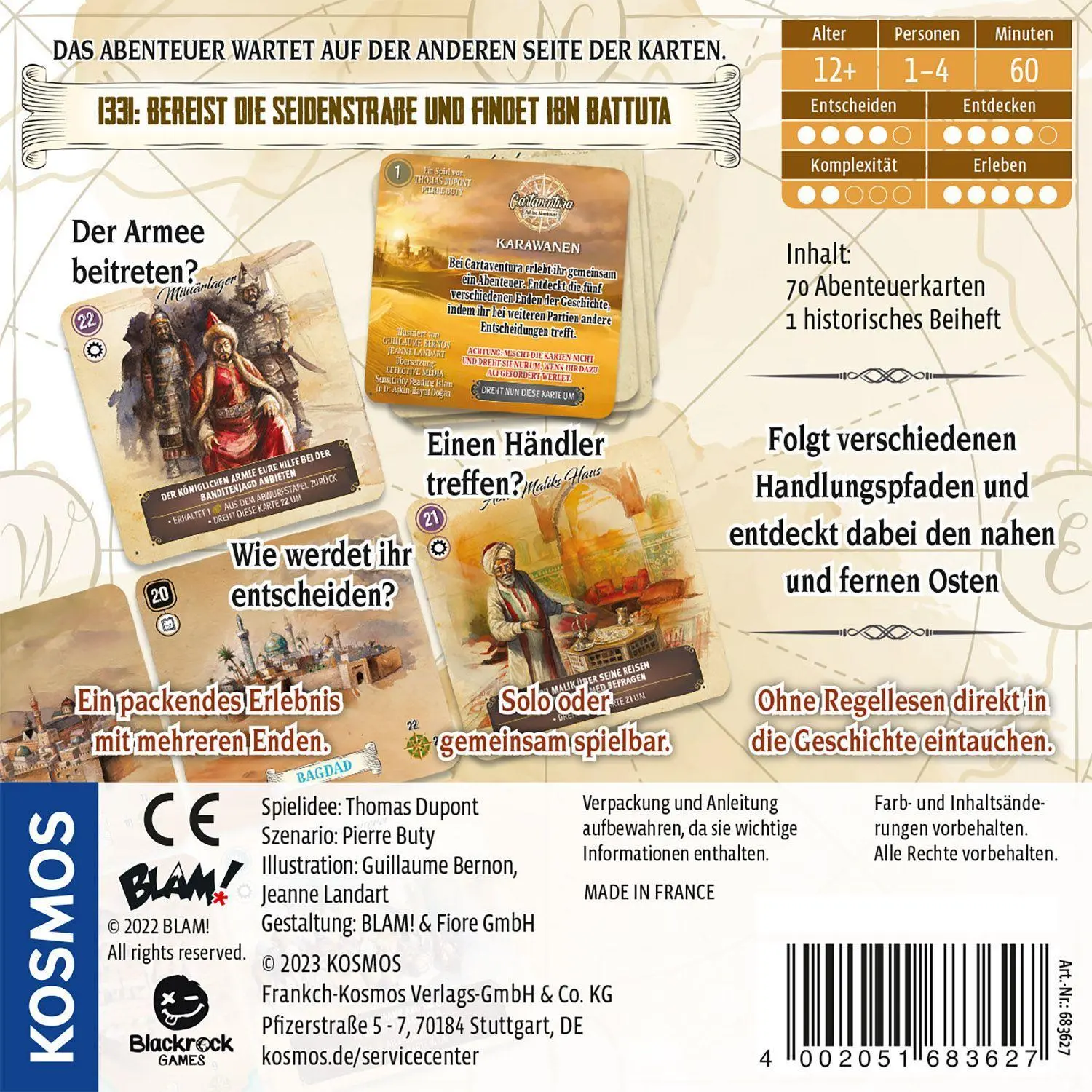 Bild: 4002051683627 | Cartaventura Karawanen | Spiel | Pierre Buty Thomas Dupont | Spiel