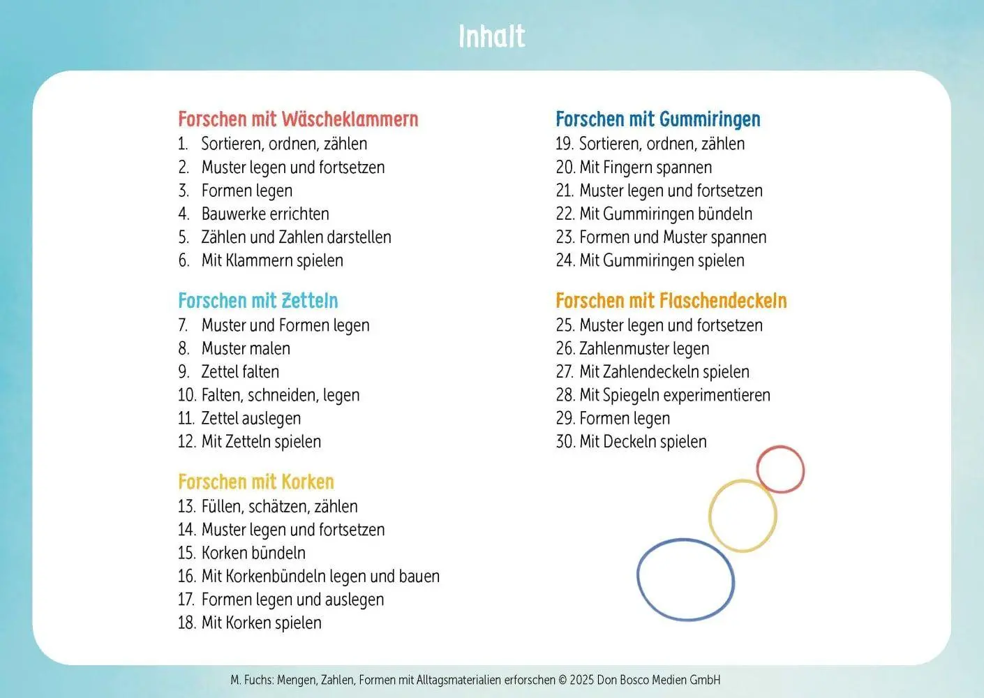 Bild: 4260694923627 | Mengen, Zahlen, Formen mit Alltagsmaterialien erforschen | Mandy Fuchs