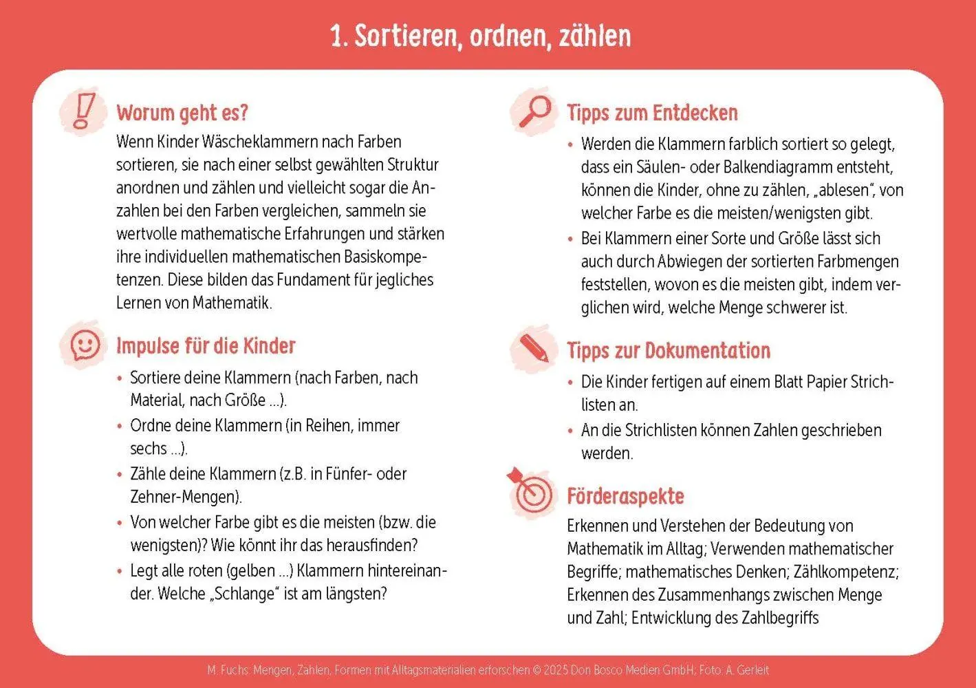 Bild: 4260694923627 | Mengen, Zahlen, Formen mit Alltagsmaterialien erforschen | Mandy Fuchs
