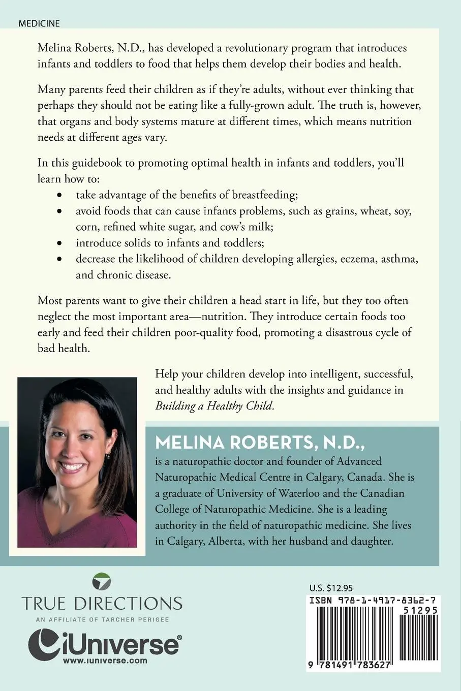 Rückseite: 9781491783627 | Building a Healthy Child | N. D. Melina Roberts | Taschenbuch | 2016