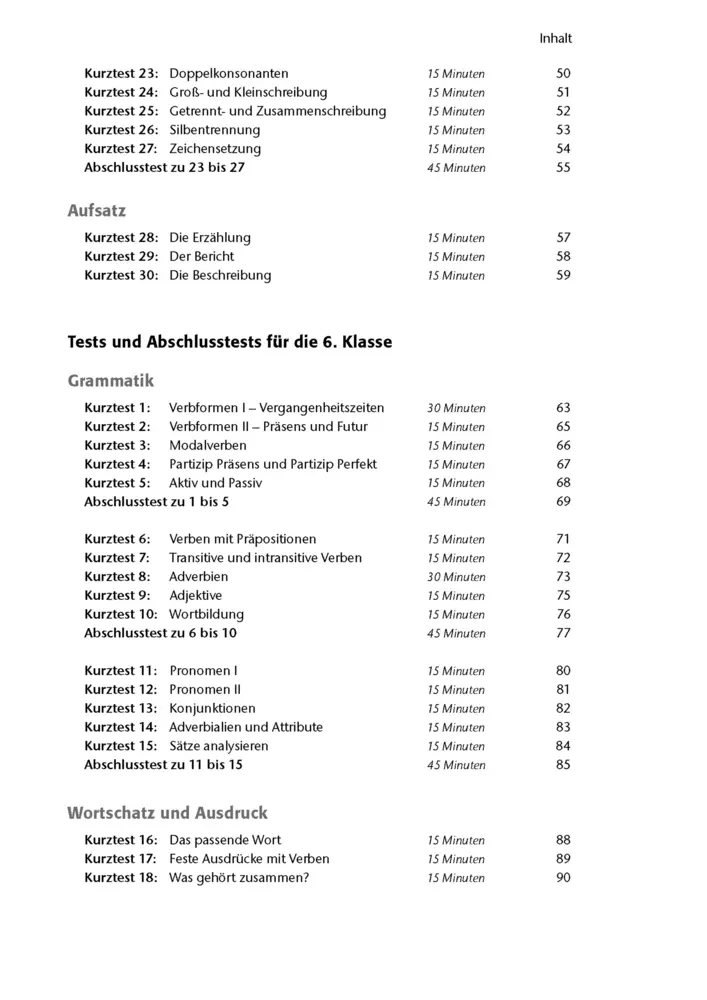 Bild: 9783129303627 | Fit in Test und Klassenarbeit - Deutsch 5./6. Klasse Gymnasium | Süß