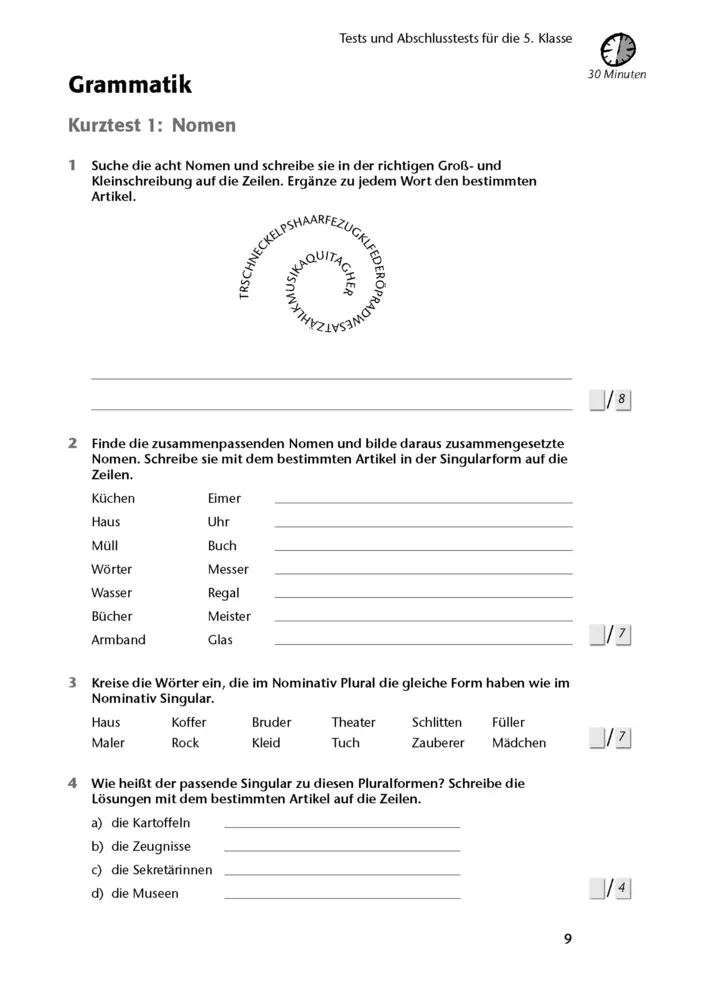 Bild: 9783129303627 | Fit in Test und Klassenarbeit - Deutsch 5./6. Klasse Gymnasium | Süß