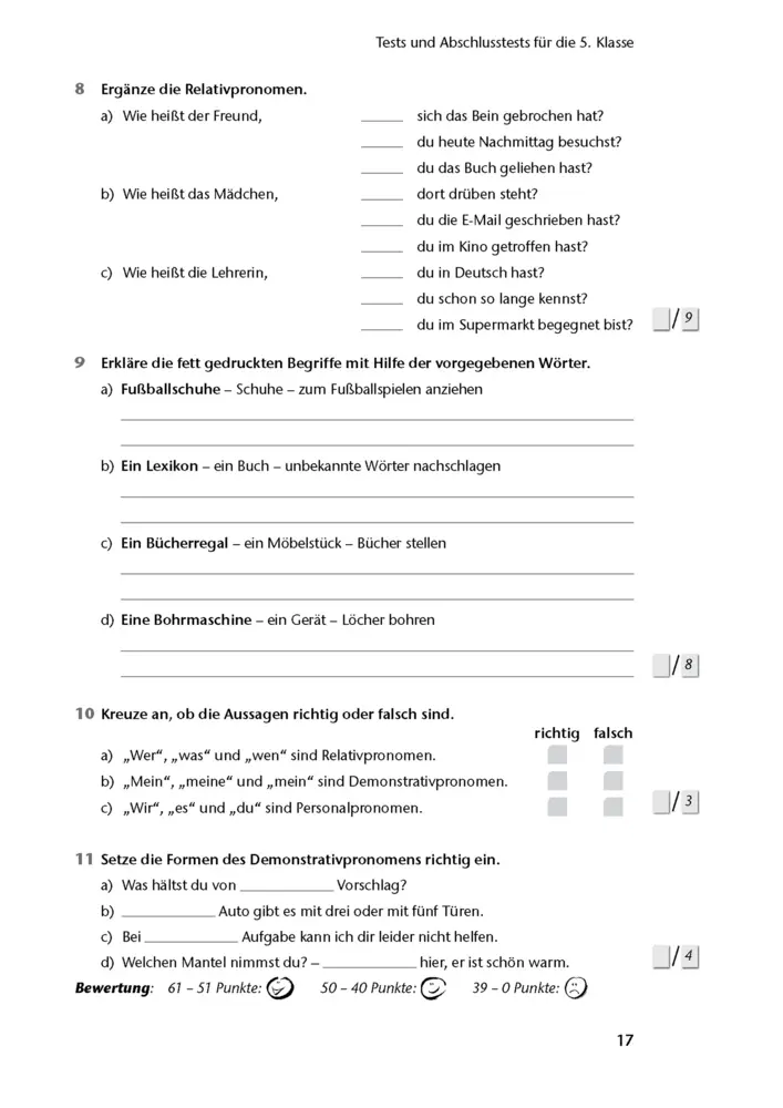 Bild: 9783129303627 | Fit in Test und Klassenarbeit - Deutsch 5./6. Klasse Gymnasium | Süß