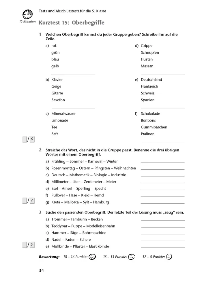 Bild: 9783129303627 | Fit in Test und Klassenarbeit - Deutsch 5./6. Klasse Gymnasium | Süß