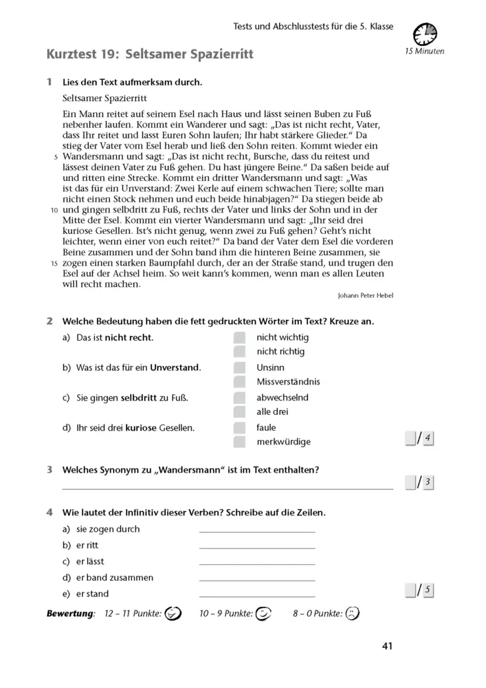 Bild: 9783129303627 | Fit in Test und Klassenarbeit - Deutsch 5./6. Klasse Gymnasium | Süß