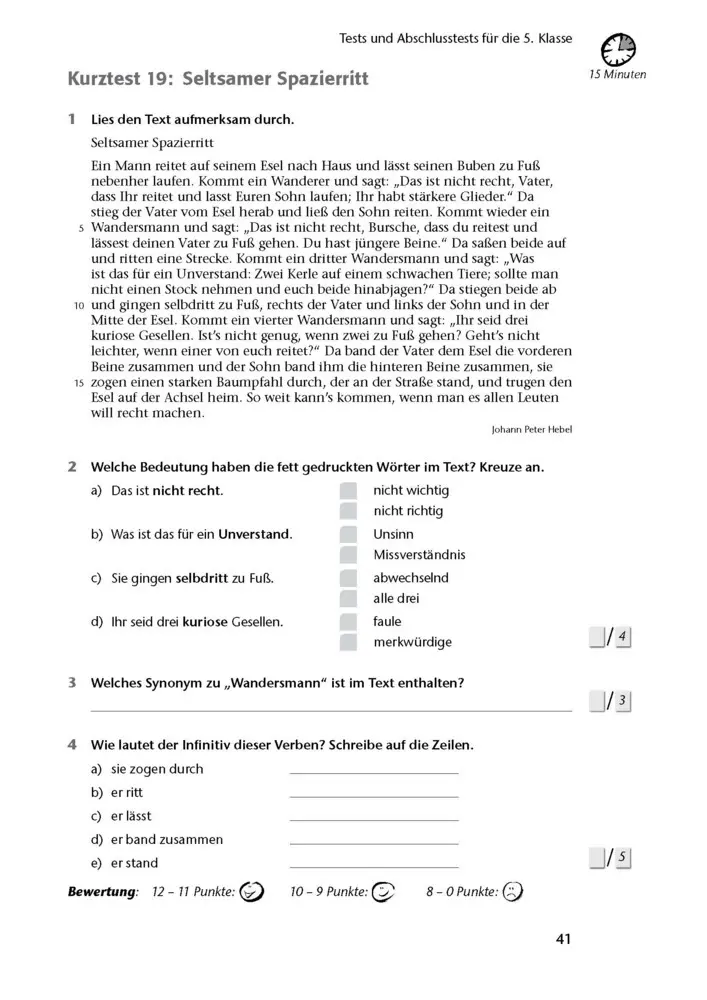 Bild: 9783129303627 | Fit in Test und Klassenarbeit - Deutsch 5./6. Klasse Gymnasium | Süß