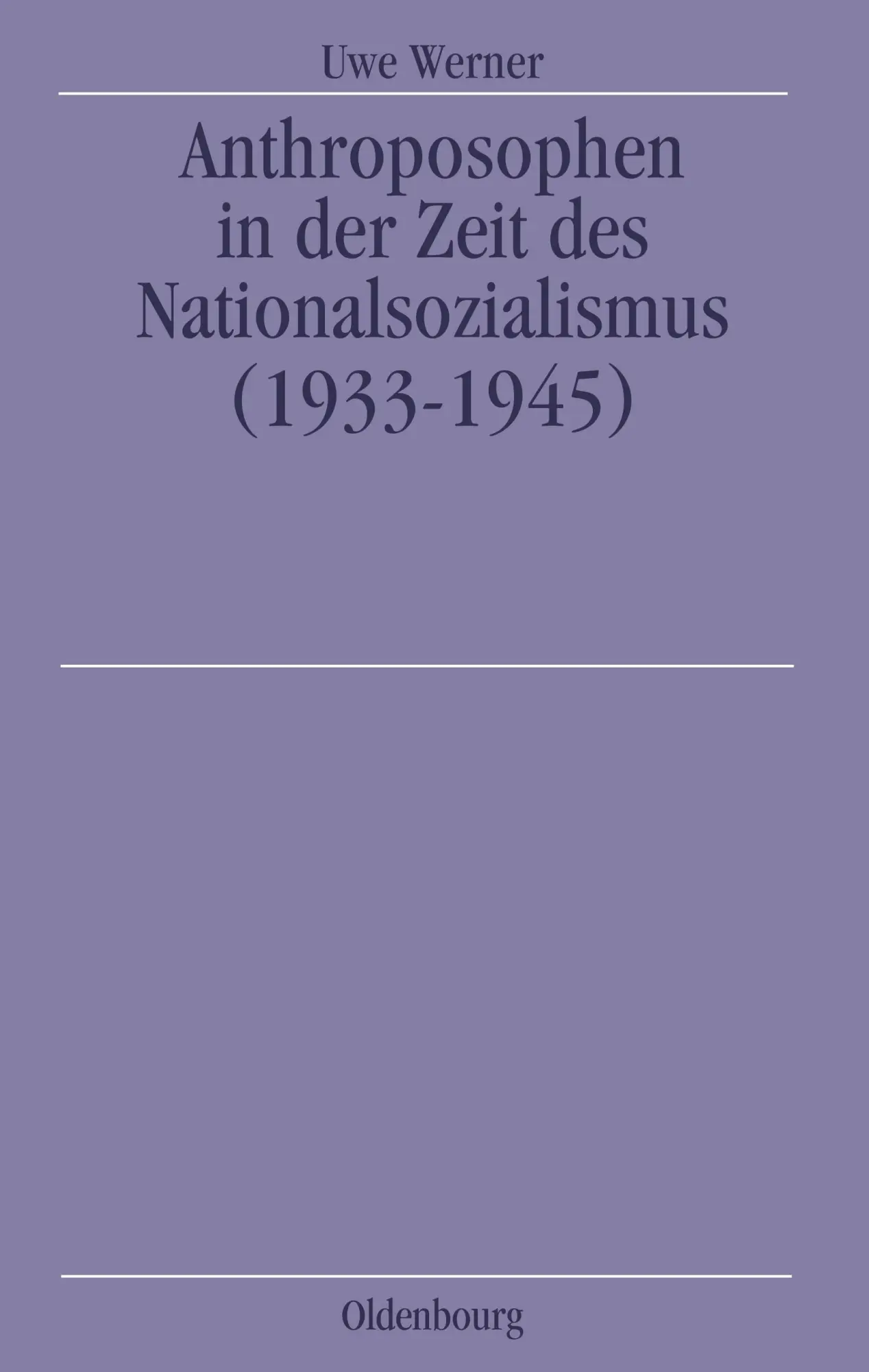 Cover: 9783486563627 | Anthroposophen in der Zeit des Nationalsozialismus | (1933-1945) | XII