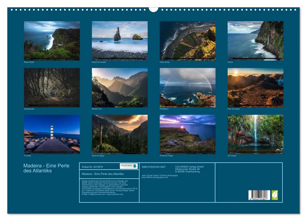 Bild: 9783516013627 | Madeira - Eine Perle des Atlantiks (Wandkalender 2026 DIN A2 quer),...
