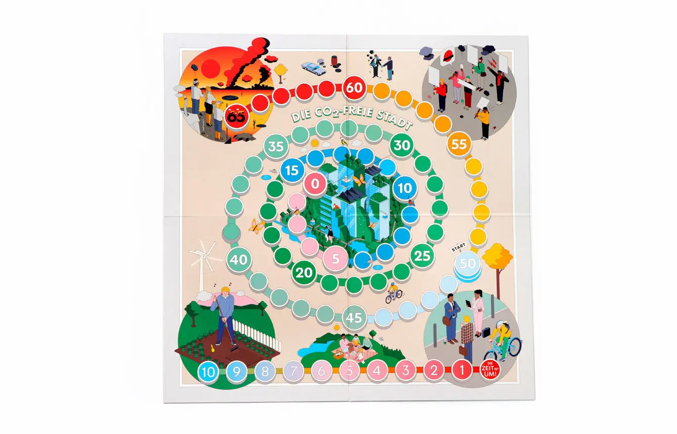 Bild: 9783962443627 | Die CO2 -freie Stadt | Ein Team-Spiel | Sam Illingworth (u. a.) | 2023