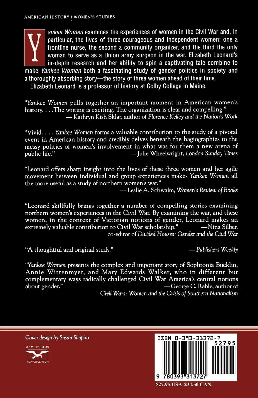 Rückseite: 9780393313727 | Yankee Women | Gender Battles in the Civil War | Elizabeth D. Leonard