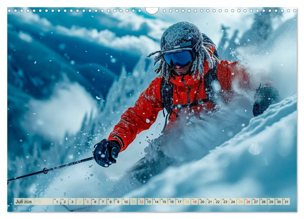 Bild: 9783457463727 | Skifahren - tolle Momente (Wandkalender 2026 DIN A3 quer), CALVENDO...