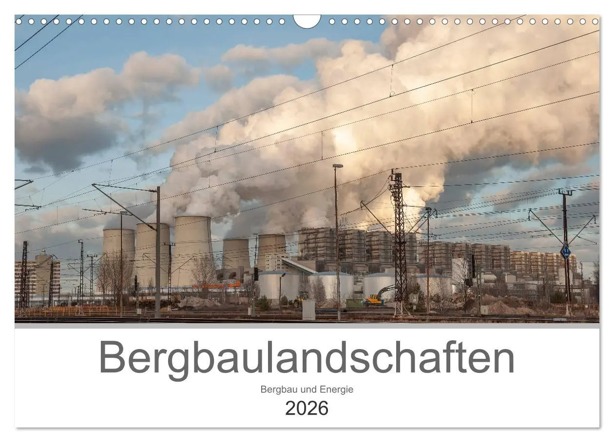 Cover: 9783457773727 | Bergbaulandschaften (Wandkalender 2026 DIN A3 quer), CALVENDO...