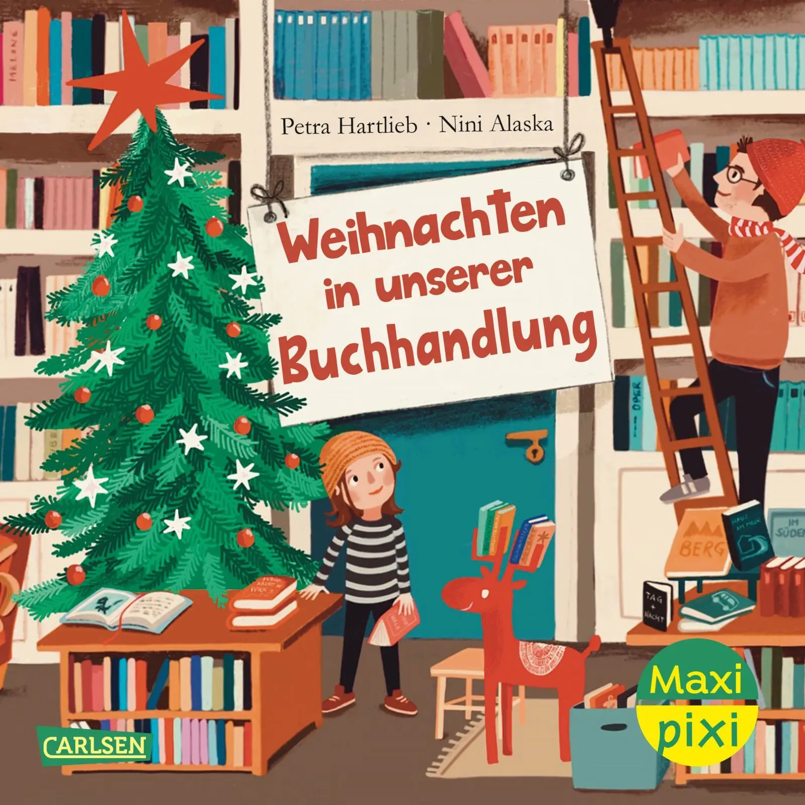 Cover: 9783551033727 | Maxi Pixi 453: Weihnachten in unserer Buchhandlung | Petra Hartlieb