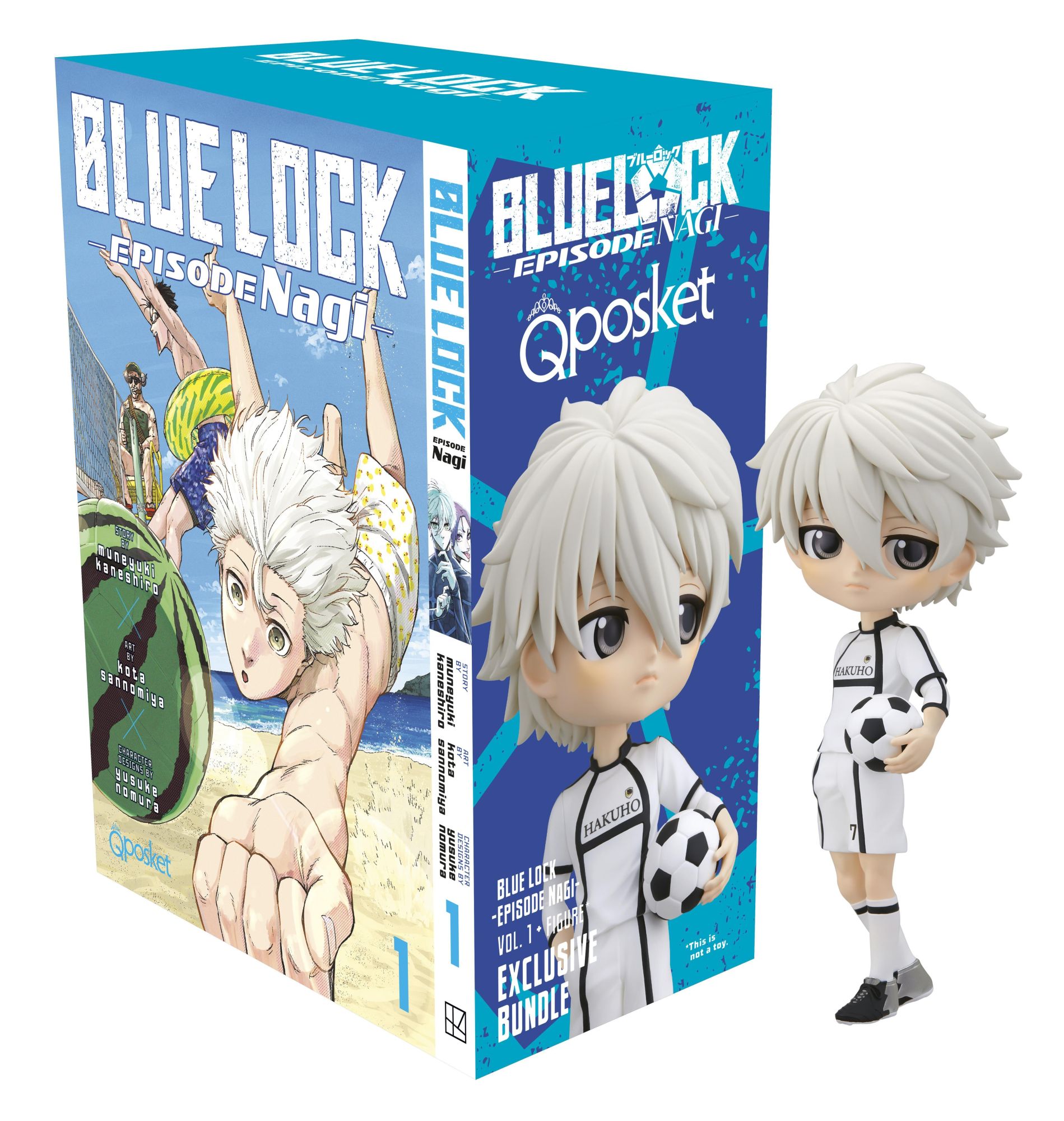 Cover: 9798888773727 | Blue Lock: Episode Nagi 1 + Exclusive Q Posket Figure | Kota Sannomiya