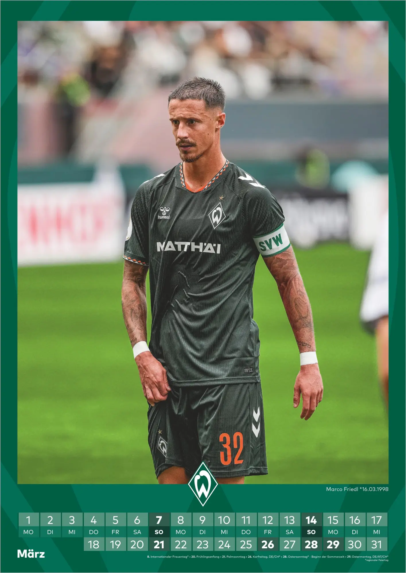 Bild: 4069095013827 | Werder Bremen 2027 | Neumann Verlage GmbH &amp; Co KG | Kalender | 14 S.