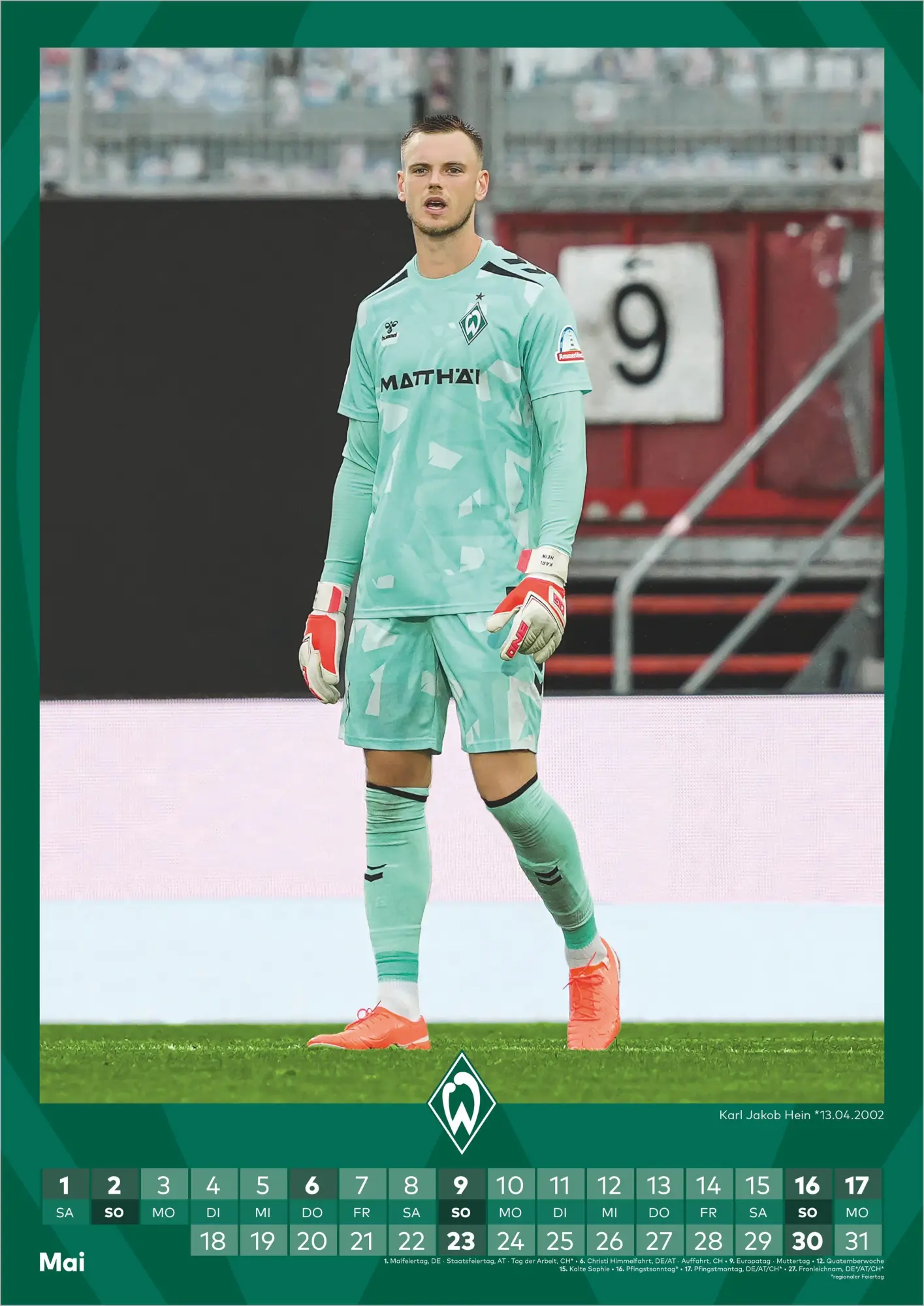 Bild: 4069095013827 | Werder Bremen 2027 | Neumann Verlage GmbH &amp; Co KG | Kalender | 14 S.
