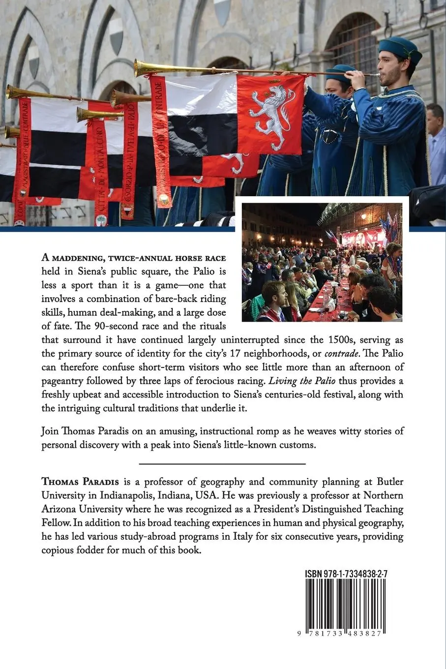 Rückseite: 9781733483827 | Living the Palio | Thomas W. Paradis | Taschenbuch | Englisch | 2020