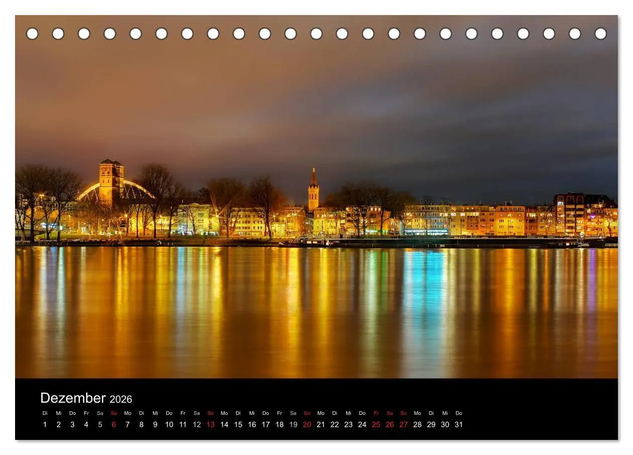 Bild: 9783516163827 | köln dunkel bunt - Die Stadt in anderem Licht! (Tischkalender 2026...